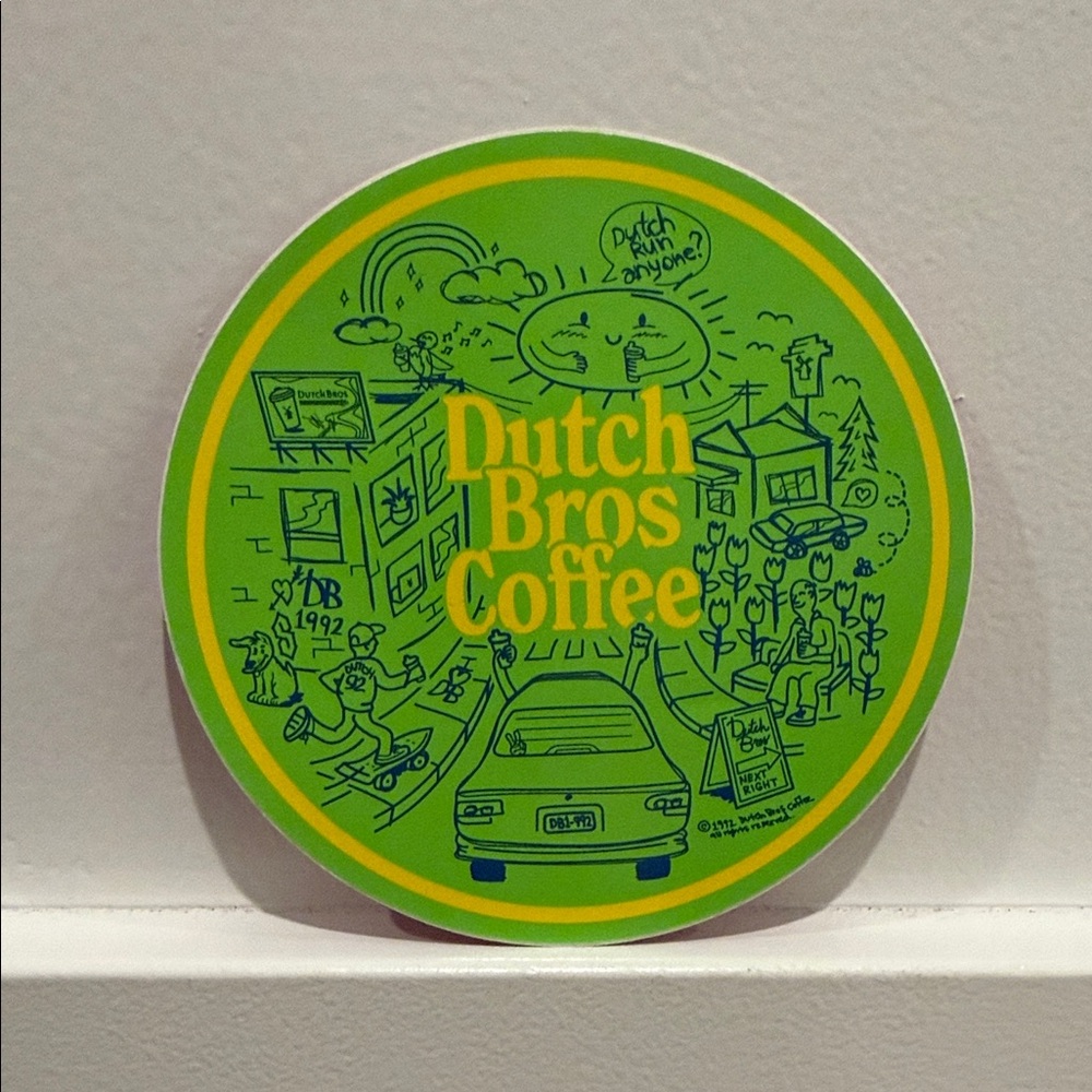 Dutch Bros Coffee Round Sticker